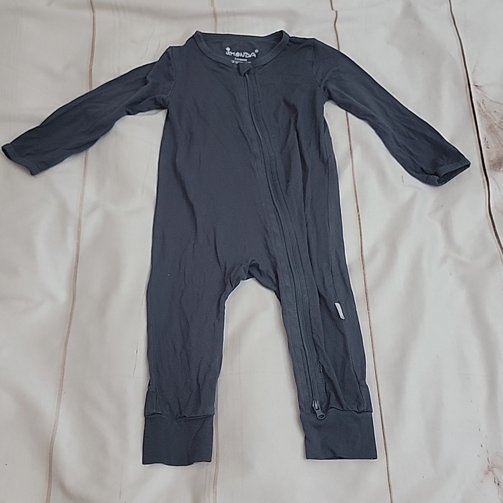 Jimonda Baby Footless Pajamas Outfit 2 Way Zipper Soft Sleepwear Pjs One-Piece